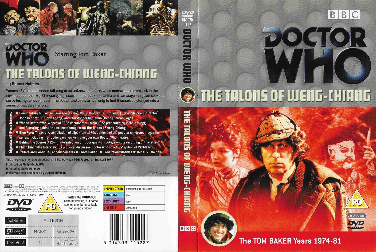 Back cover of BBCDVD 1152